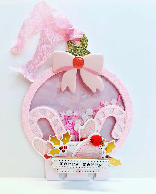 Candy Cane Memorydex Shaker Card - Image 7