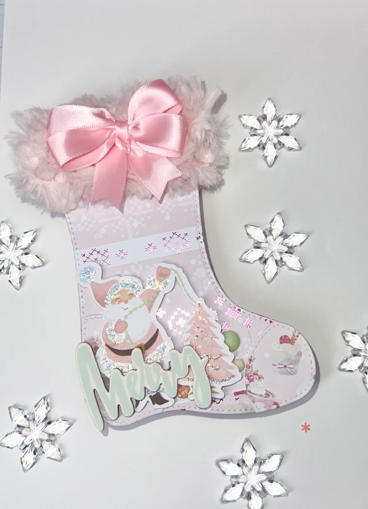 Christmas Shaker Stocking Mini Album - Image 10