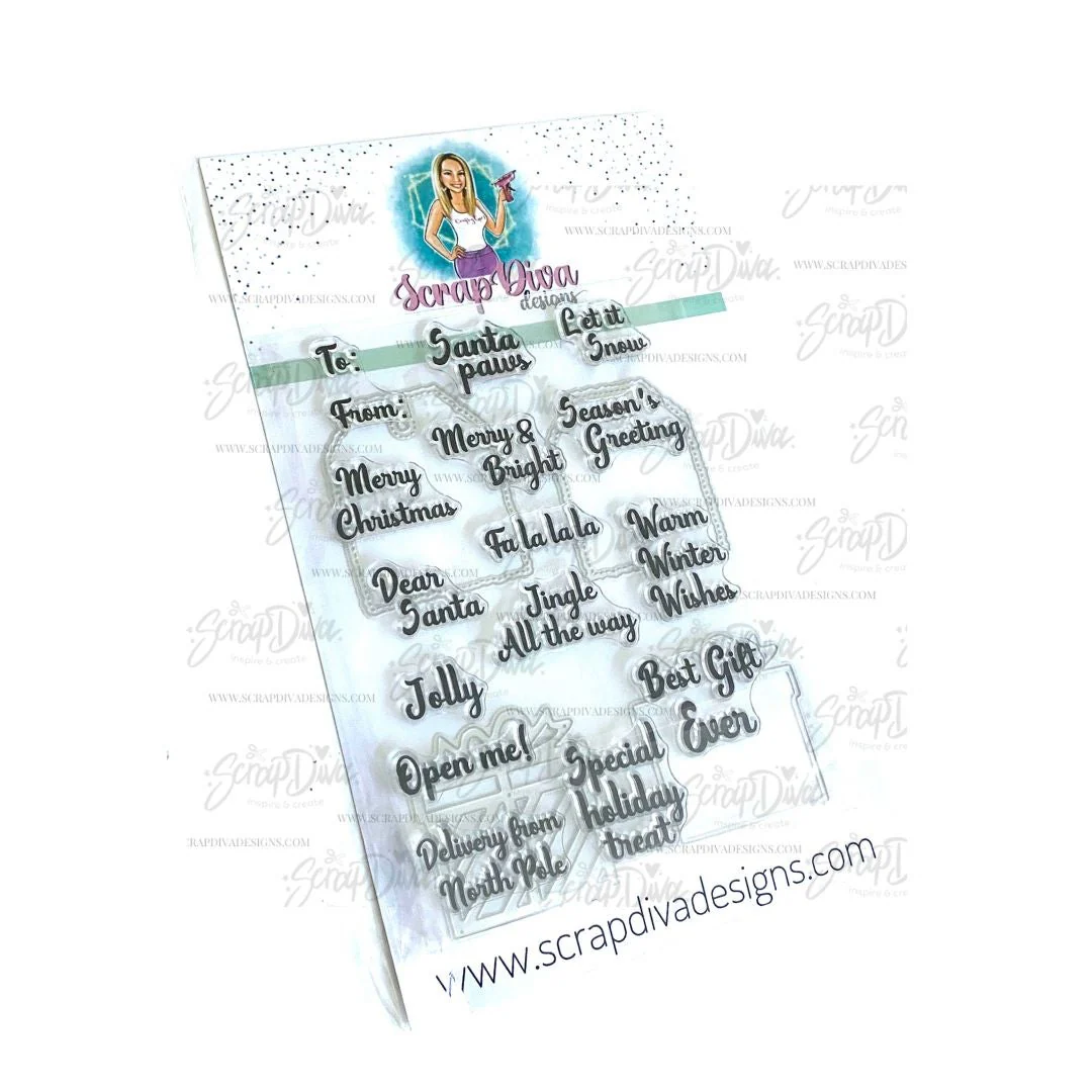 Christmas Stamp & Die Set - Image 4