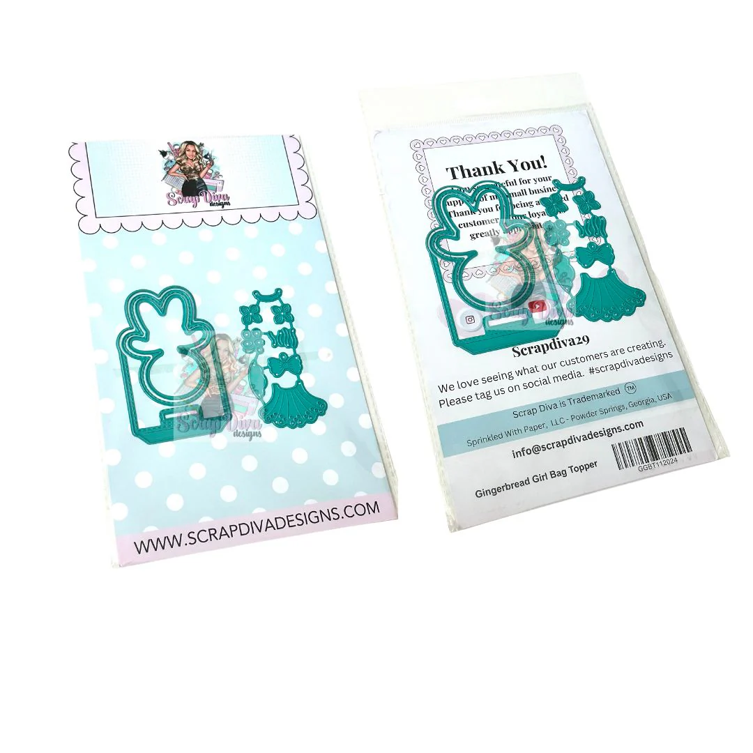 Gingerbread Girl Bag Topper - Image 23