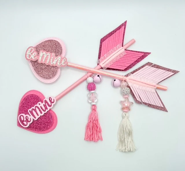 Heart & Arrow straw topper - Image 5