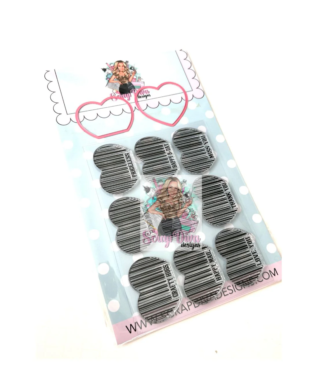 Heart Barcode Stamp - Image 15
