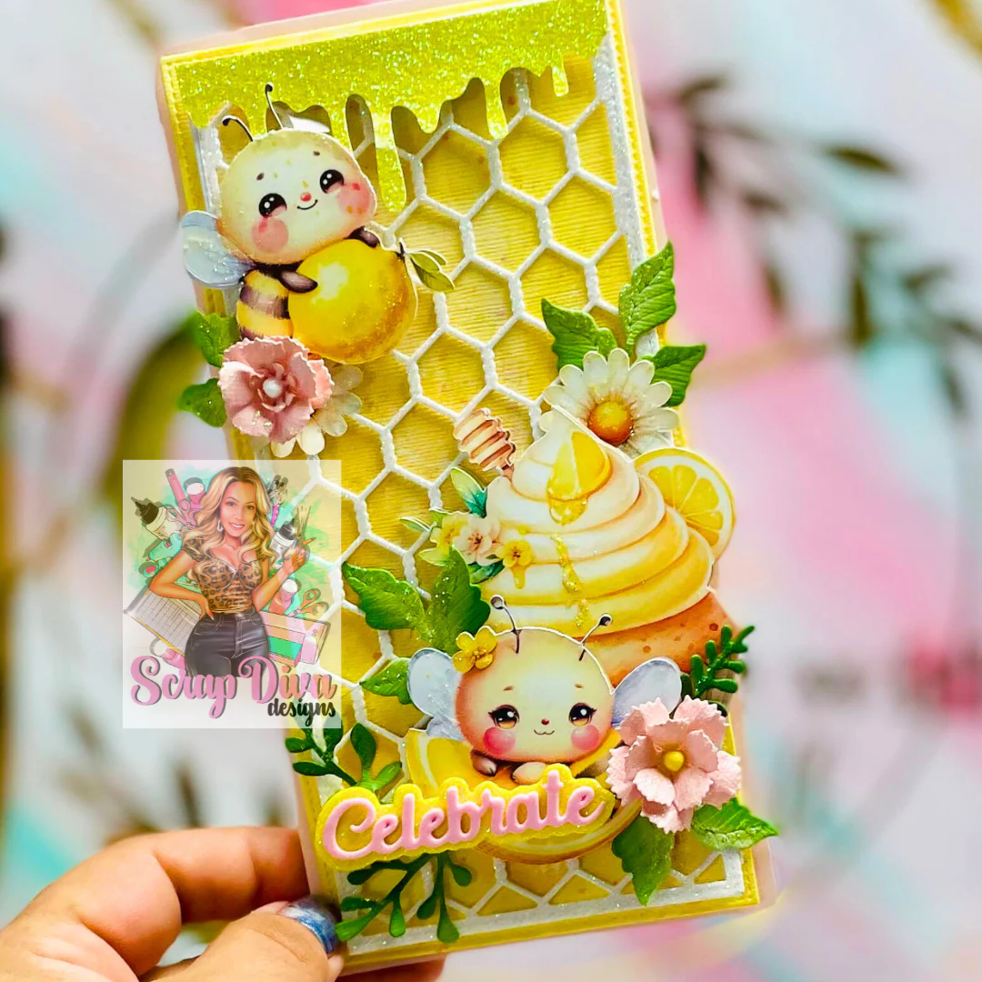 Honeycomb Slimline Card - Image 7