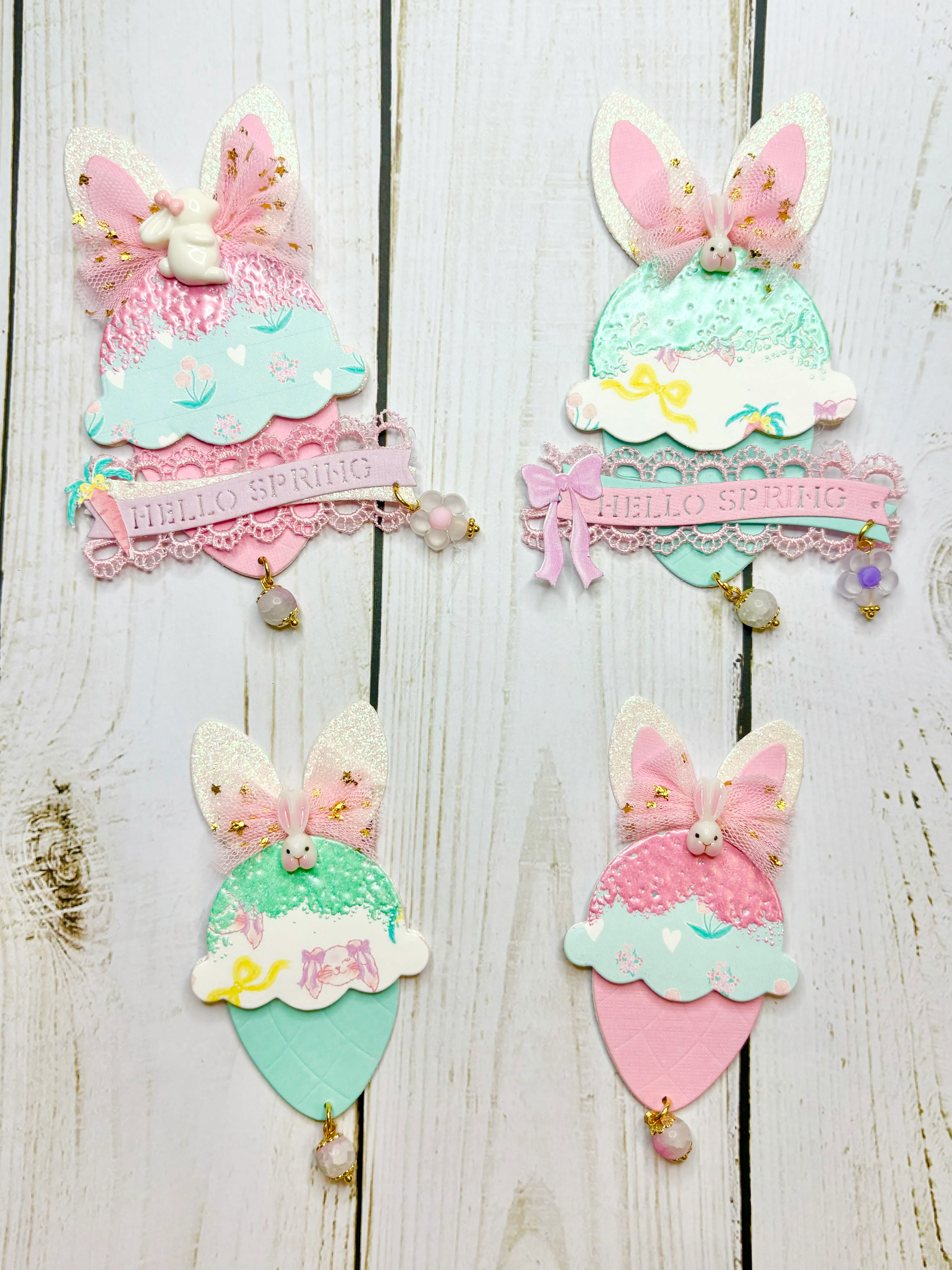 Ice Cream Bunny Shaker